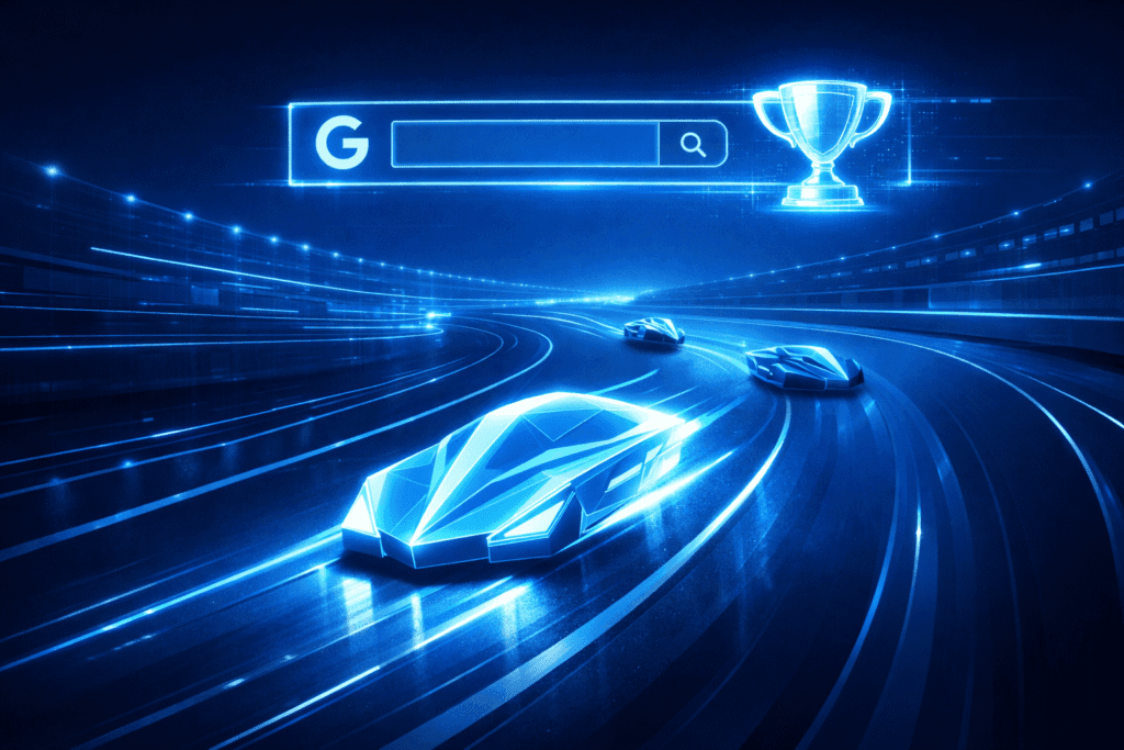 Ilustrasi Kecepatan Website, Core Web Vitals